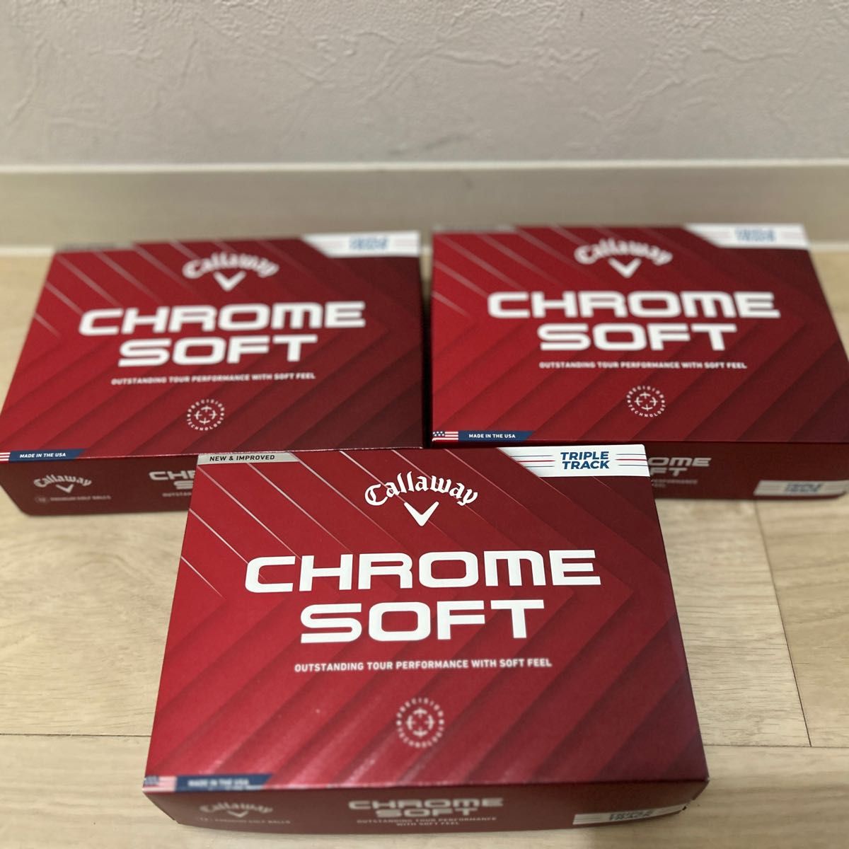 ゴルフボール キャロウェイ CHROME SOFT 24 トリプル・トラップ 36球 3