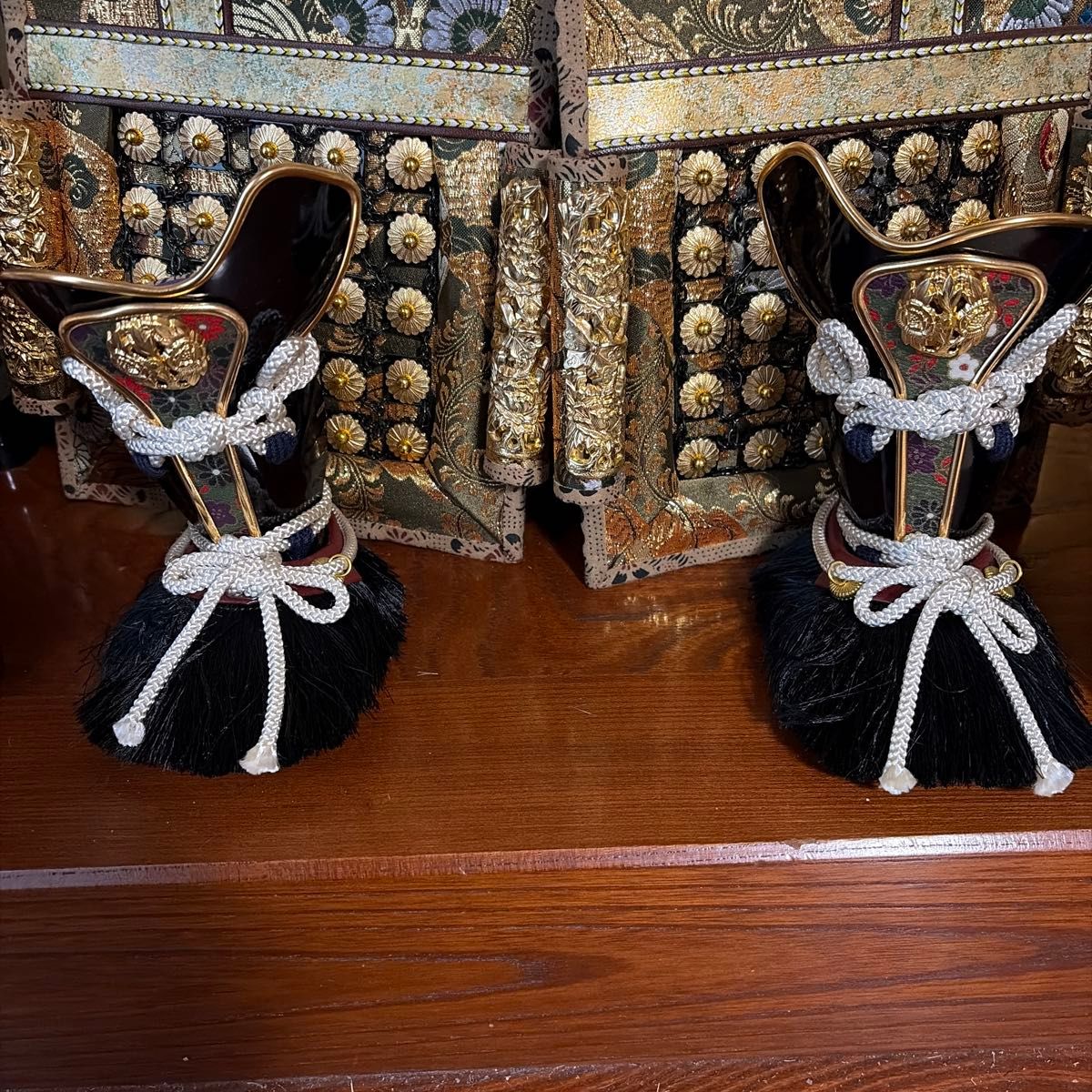 御京鎧 五月人形 正絹縅 本金箔押 伝統工芸士 葵楓作 フルセット【即