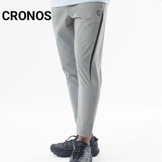 未使用級 クロノス CRONOSグレー 薄手 ボトムス トラックパンツ S