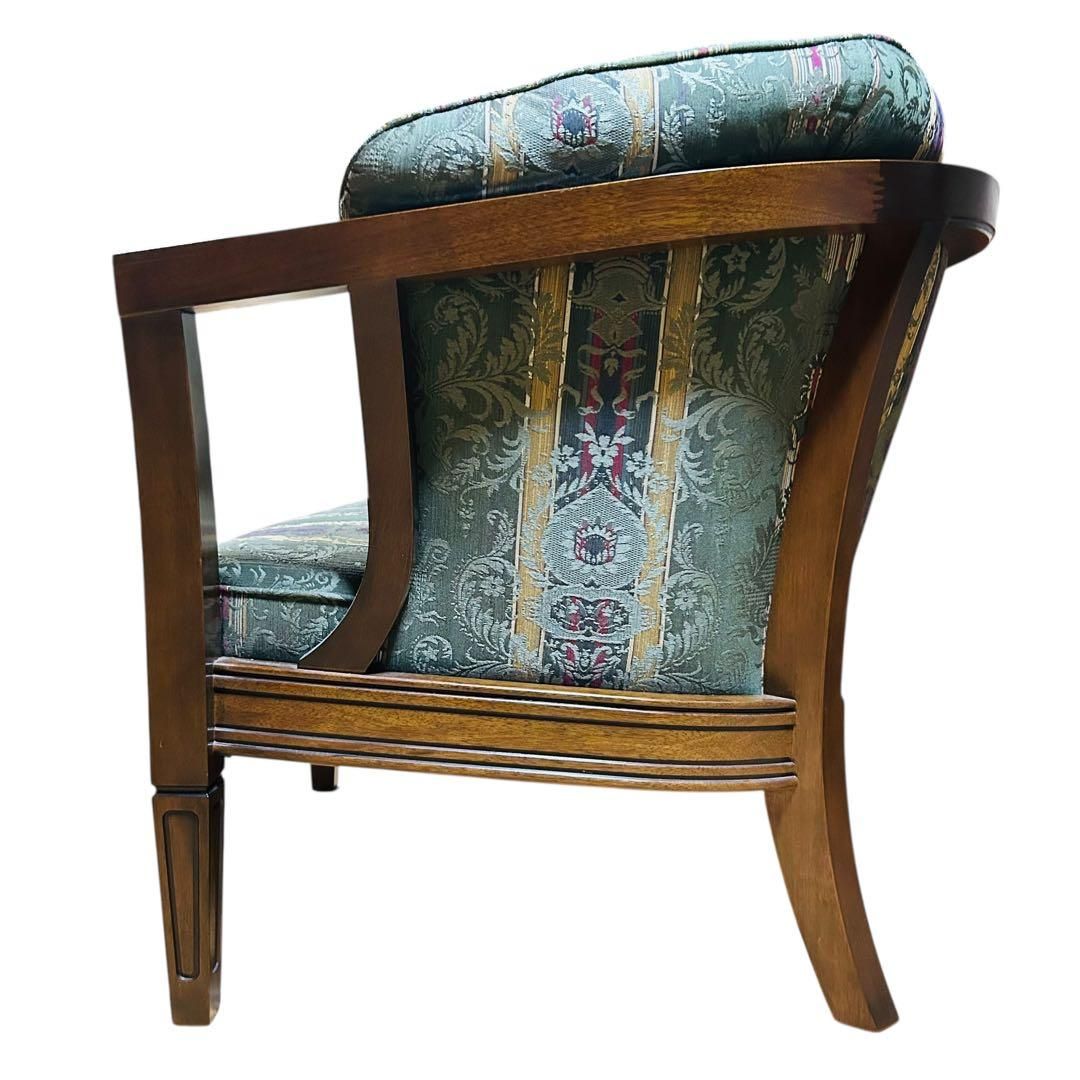 極美品 マルニ木工／地中海ロイヤル／「シャルル」3Pソファ／定価66万