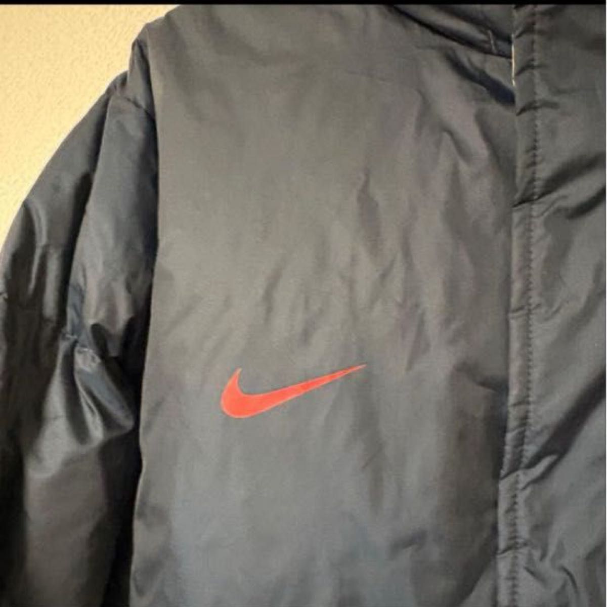 NIKE TOTAL 90 ナイキ ダウン ベンチコート ネイビー SIZE L｜Yahoo