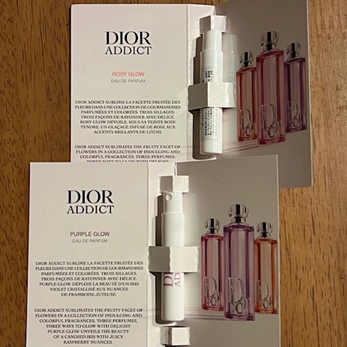 DIOR ディオール アディクト ロージー グロウ & パープル グロウ