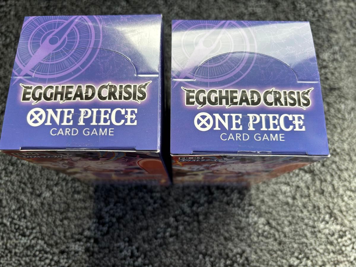 EGGHEAD CRISIS ONE PIECE BOX 2個 テープ付き ONE PIECE Card Egghead