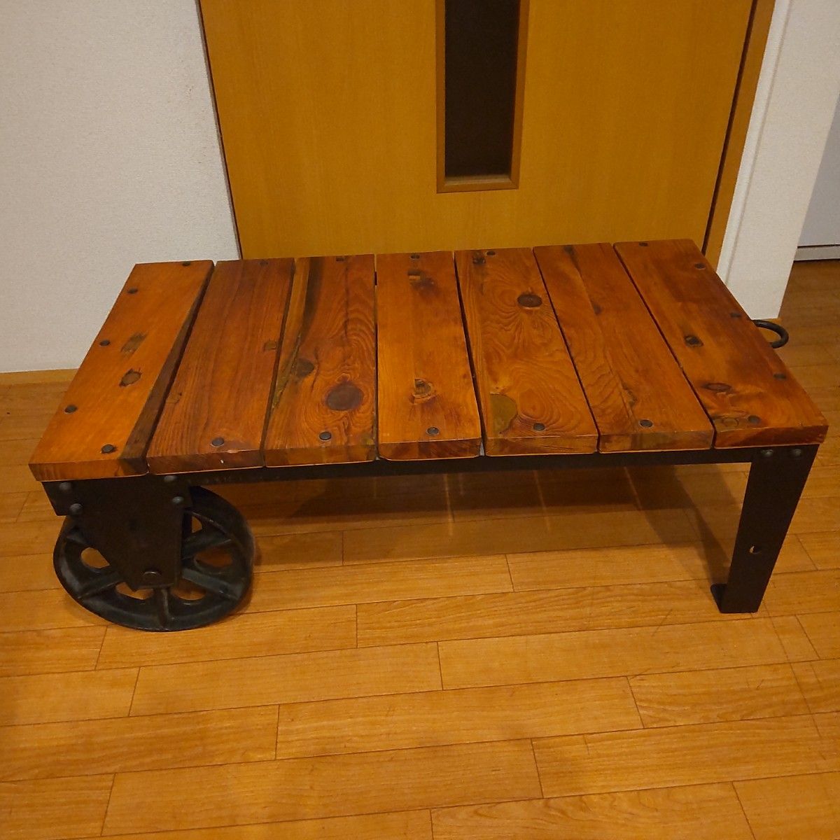 ジャーナルスタンダードファニチャー トロリーテーブル ヴィンテージ風