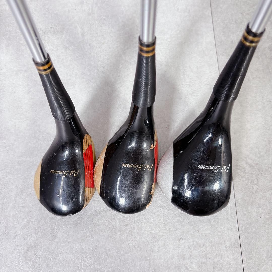 V972 希少 タイガーシャーク パーシモン フェアウェイウッド 3本