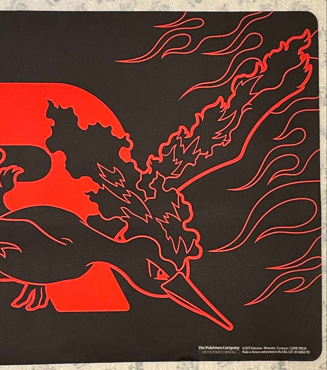 希少 ファイヤー ロケット団 プレイマット 公式品 ポケモンカード