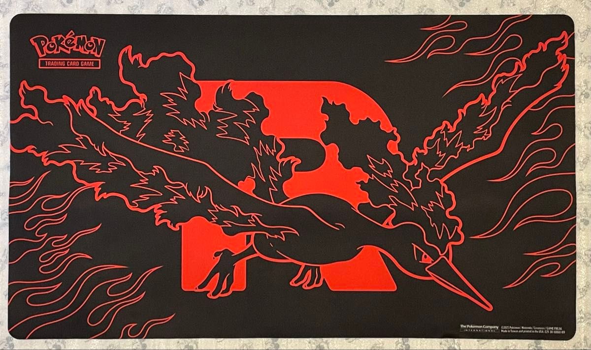 希少 ファイヤー ロケット団 プレイマット 公式品 ポケモンカード