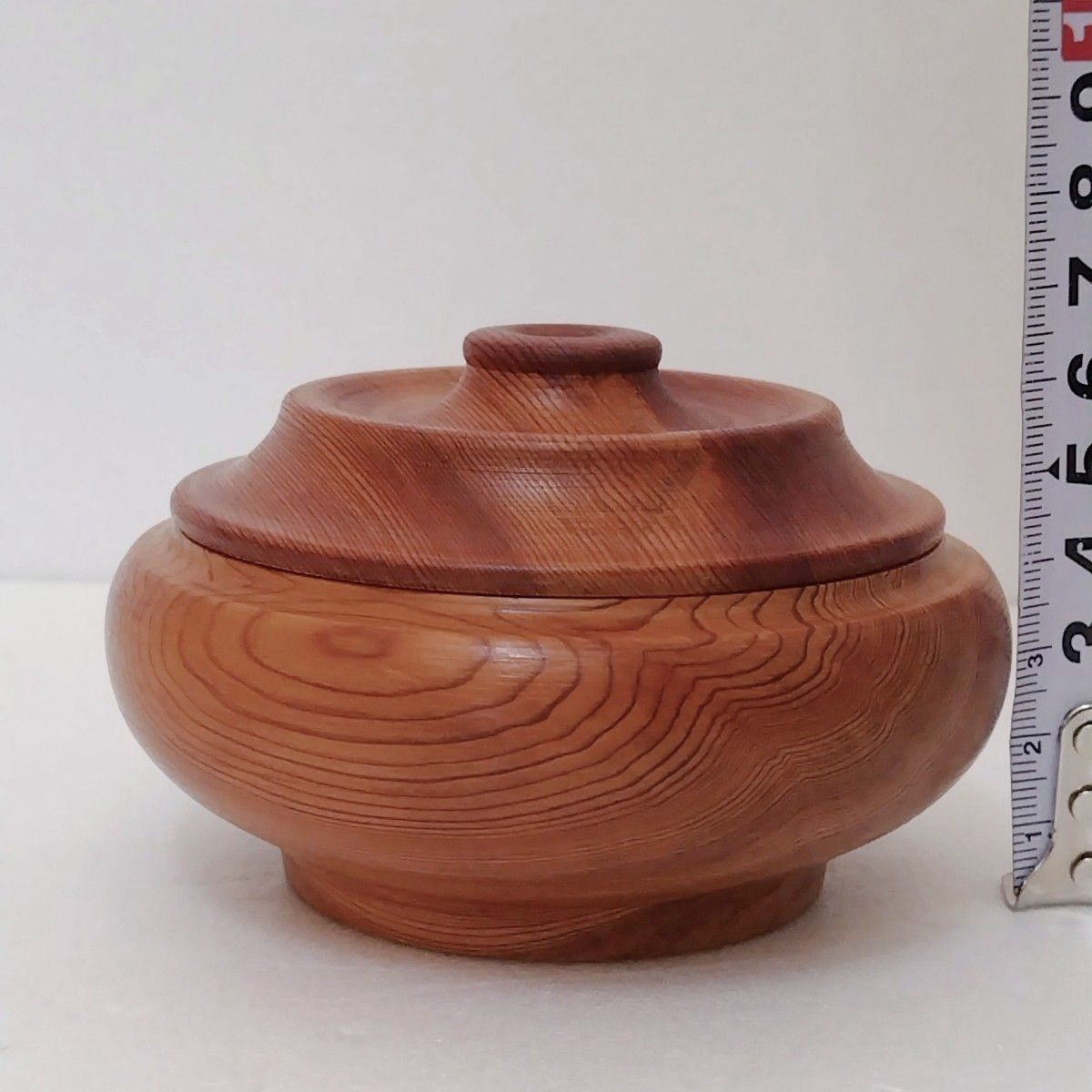 木製 蓋付き 菓子器 小物入れ 昭和レトロ お菓子入れ 蓋付きボウル