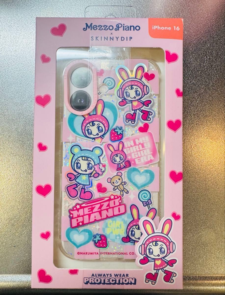 レア商品 【即日配送可能】 SKINNYDIP x メゾピアノ iPhone16 ケース