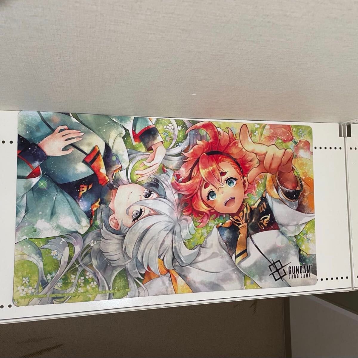 使用済み】ガンダムカードゲーム プレイマット スレッタ&ミオリネ