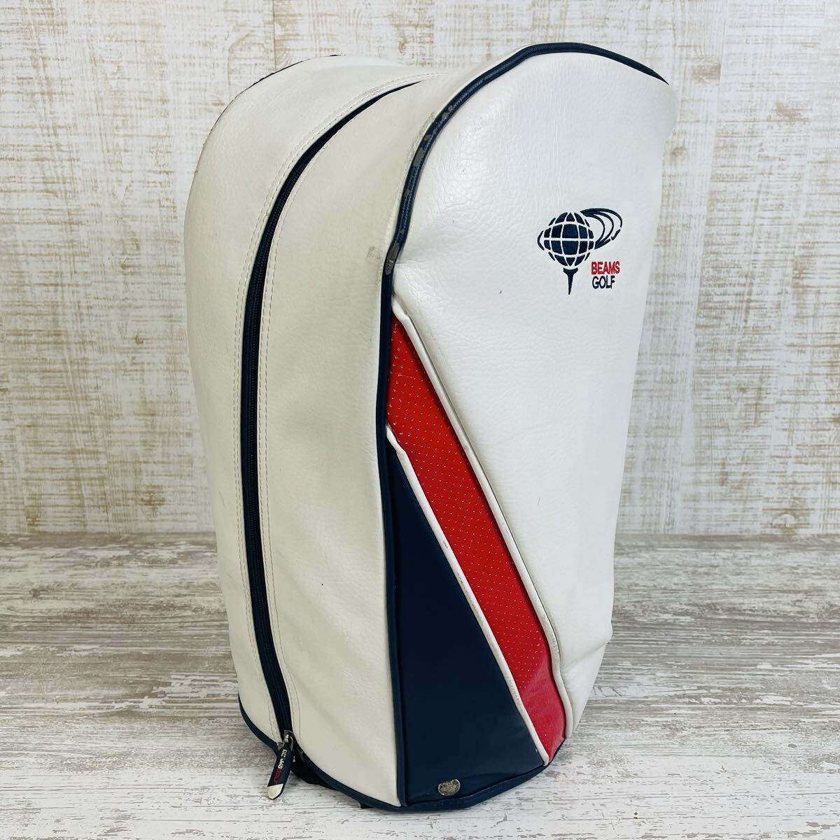 BEAMS GOLF ビームスゴルフ ツアータイプ キャディバッグ トリコロール