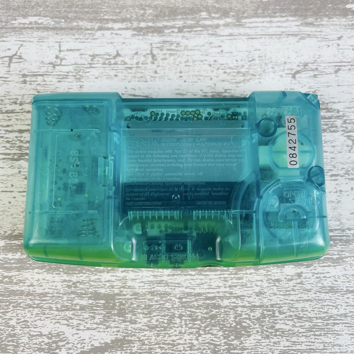 極希少品】SNK NEW NEO GEO ニューネオジオ ポケットカラー クリスタル