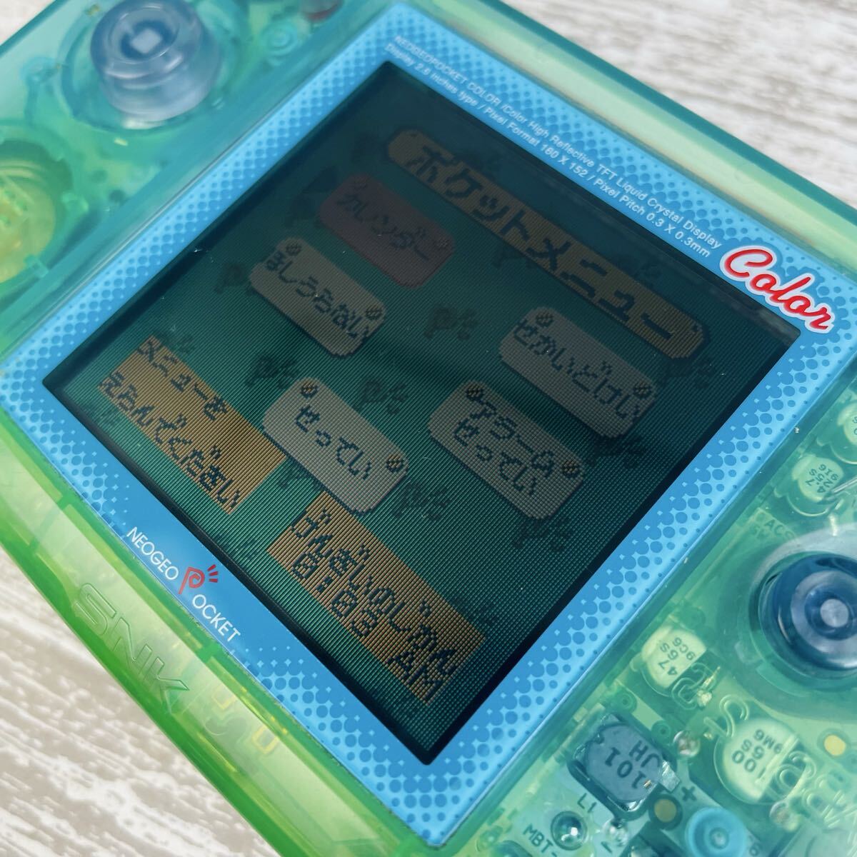 極希少品】SNK NEW NEO GEO ニューネオジオ ポケットカラー クリスタル