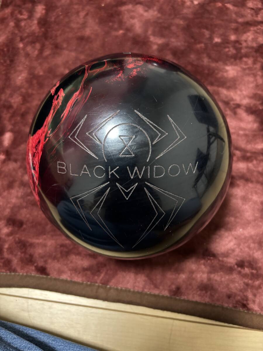 BLACK WIDOW SPARE ボウリングボール 15ポンド ブラックウイドー