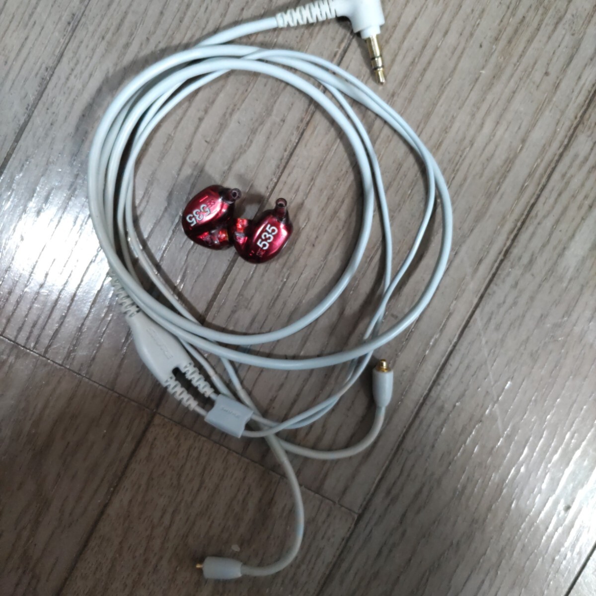 ジャンク】SHURE SE535LTD-J 左側ピン折れ 両シェル修理痕有り SHURE