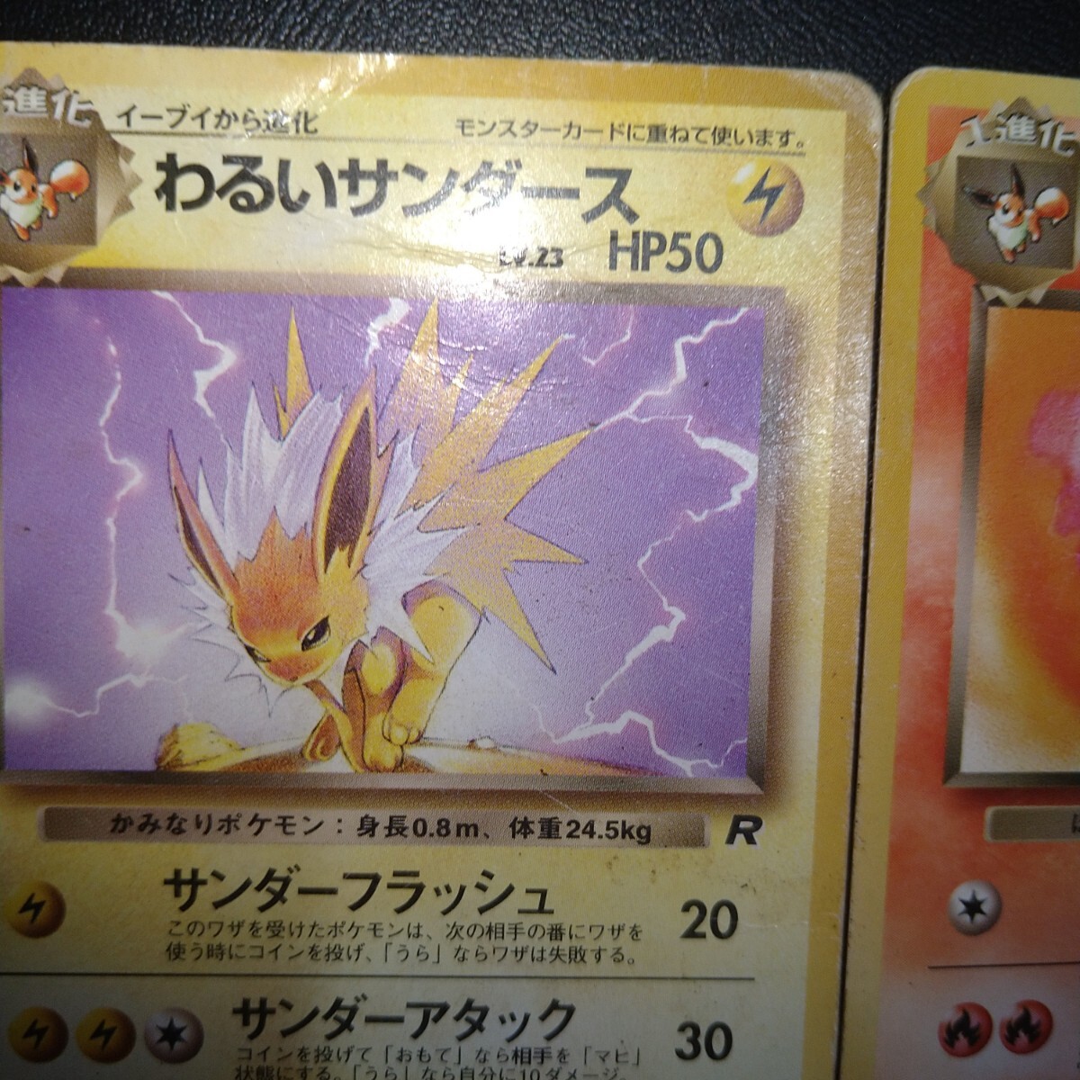 旧裏面 わるいブースター わるいサンダース わるいシャワーズ イーブイ