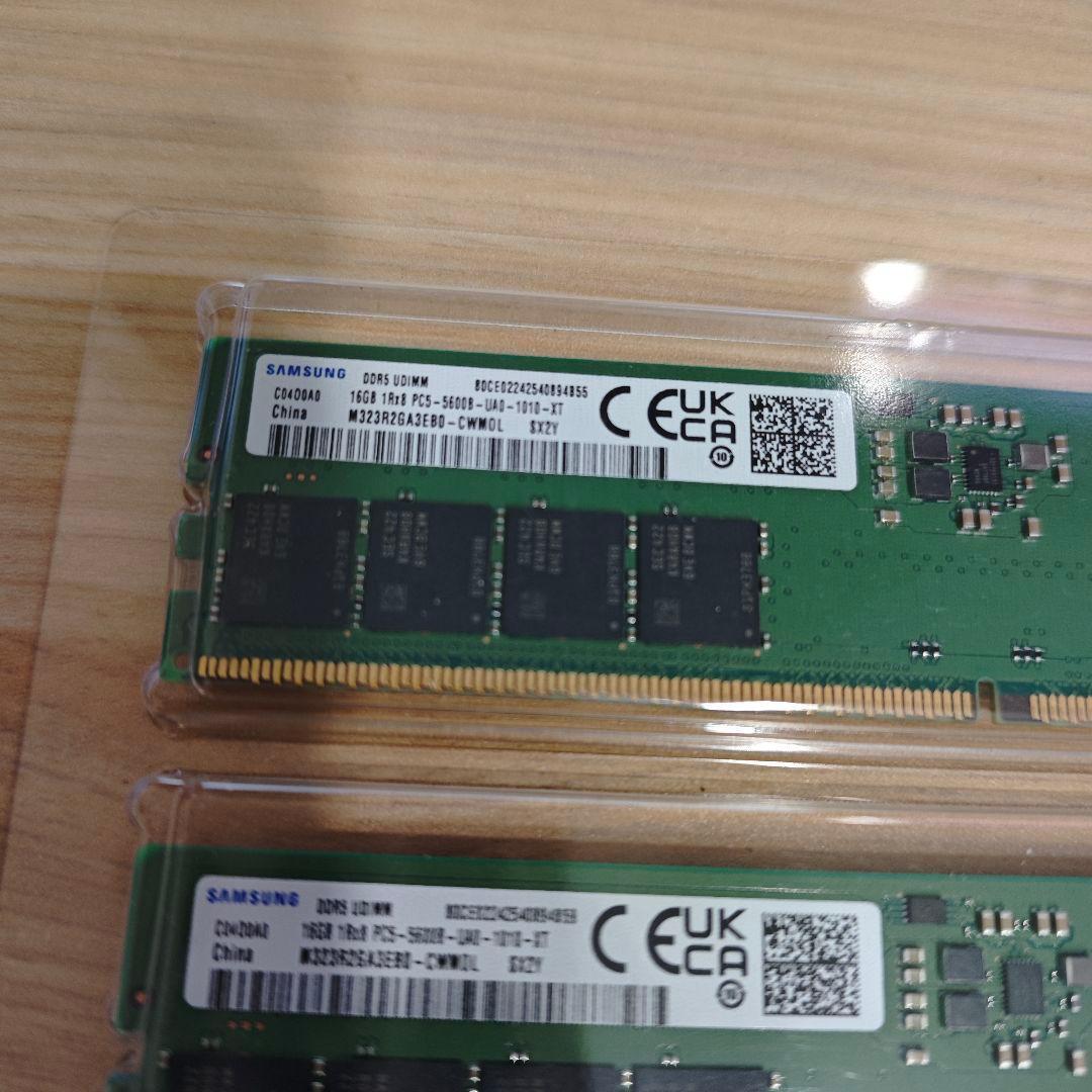 Samsung製 DDR5 5600 32GB PC5-44800 動作確済み@｜Yahoo!フリマ（旧
