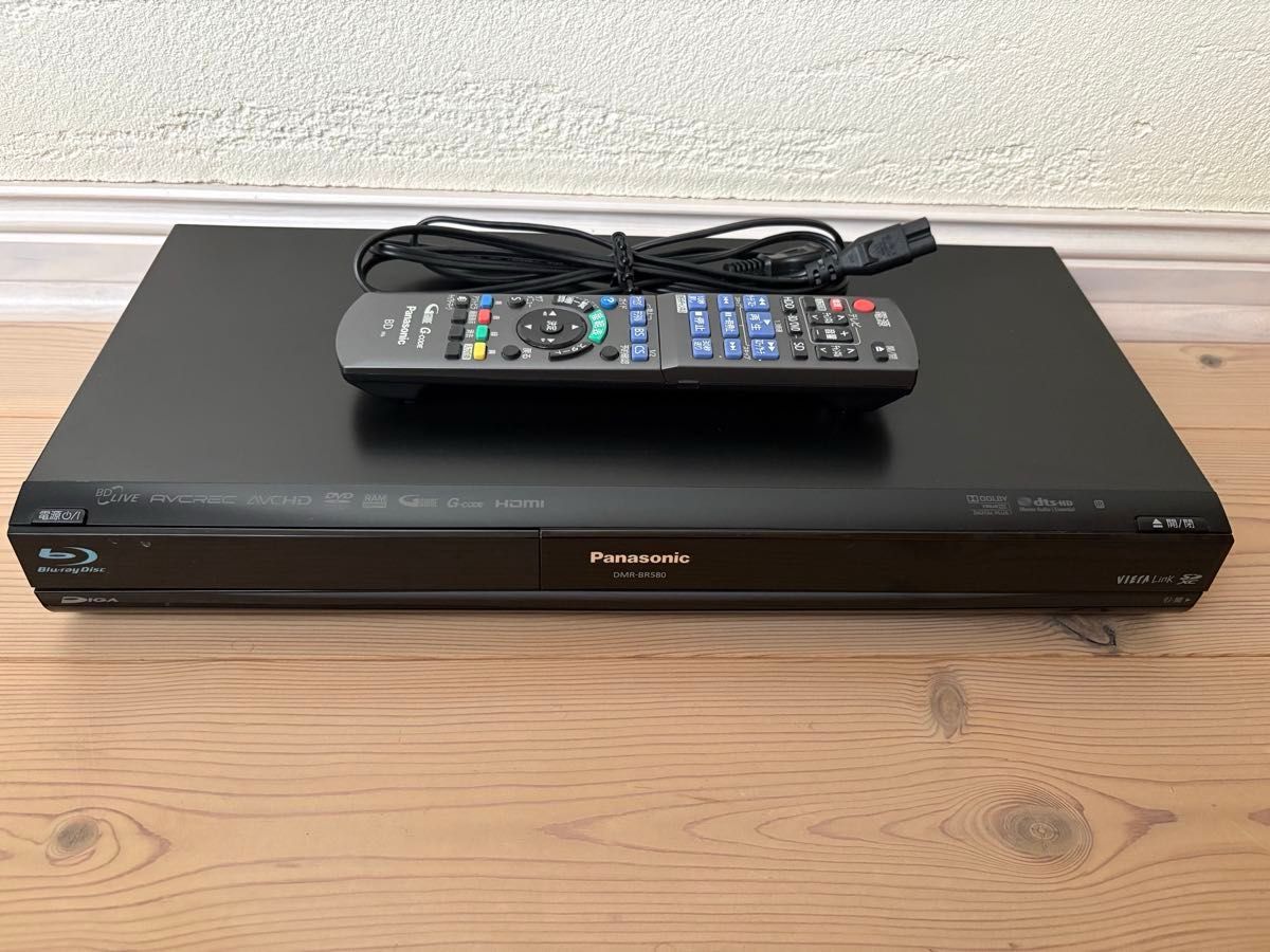 美品 】Panasonic DIGA DMR-BR580 ブルーレイディスクレコーダー