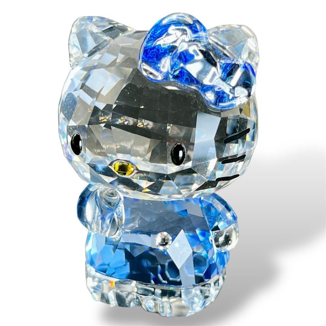 激レア・廃盤】 スワロフスキー ハローキティ ブルーリボン 2013年限定