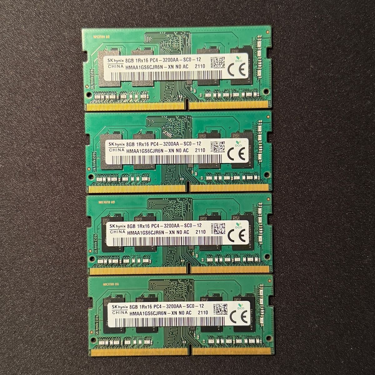 32GB SKhynix 8GB PC4-3200A SO-DIMM 4枚セット｜Yahoo!フリマ（旧