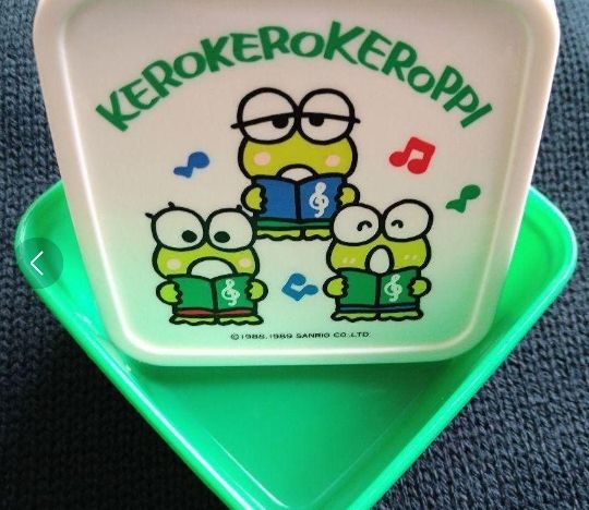 当時物 サンリオけろけろけろっぴ お弁当箱（タッパー）｜Yahoo!フリマ