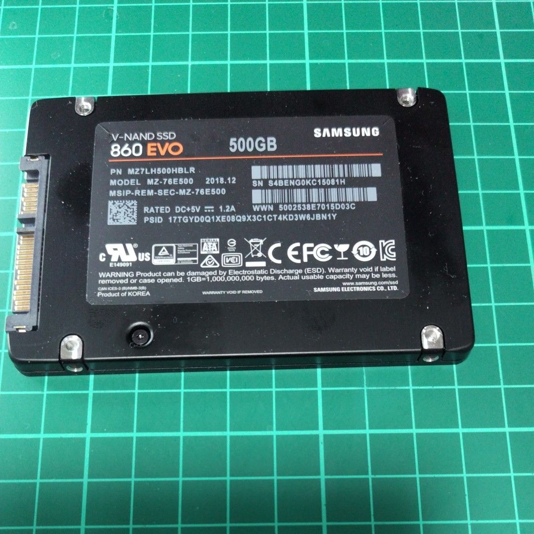 SAMSUNG V-NAND SSD 860 EVO 500GB MZ-76E500｜Yahoo!フリマ（旧PayPay