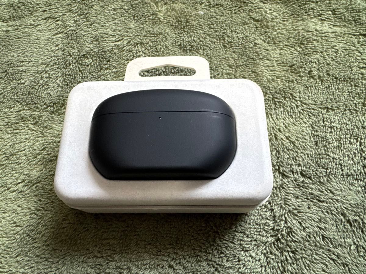 Spigen ケース 付き SONY WF-1000XM5（B） ブラック ワイヤレス ノイズ