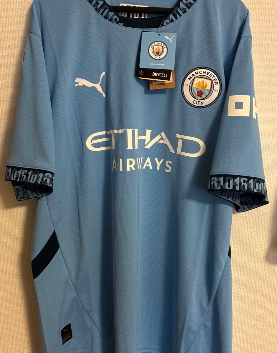 マンチェスターシティ24-25ホームユニフォーム 上下セット 新品未使用
