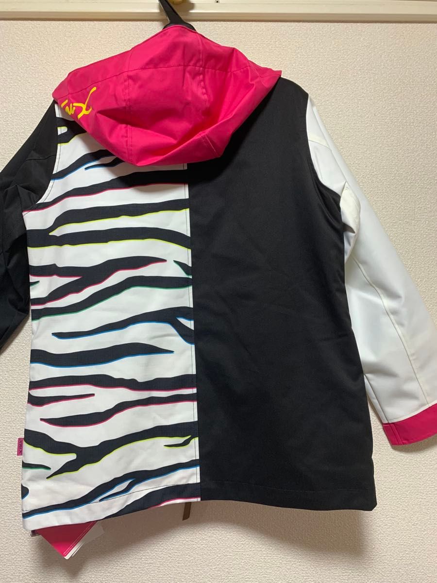 フェニックス X-NIX レディース スノボウェア 黒ピンク白 サイズL相当