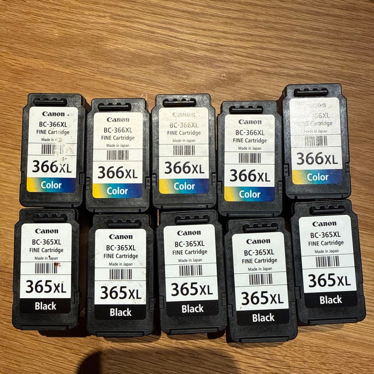 Canon 純正インク BC-365XL BC-366XL 使用済み｜Yahoo!フリマ（旧