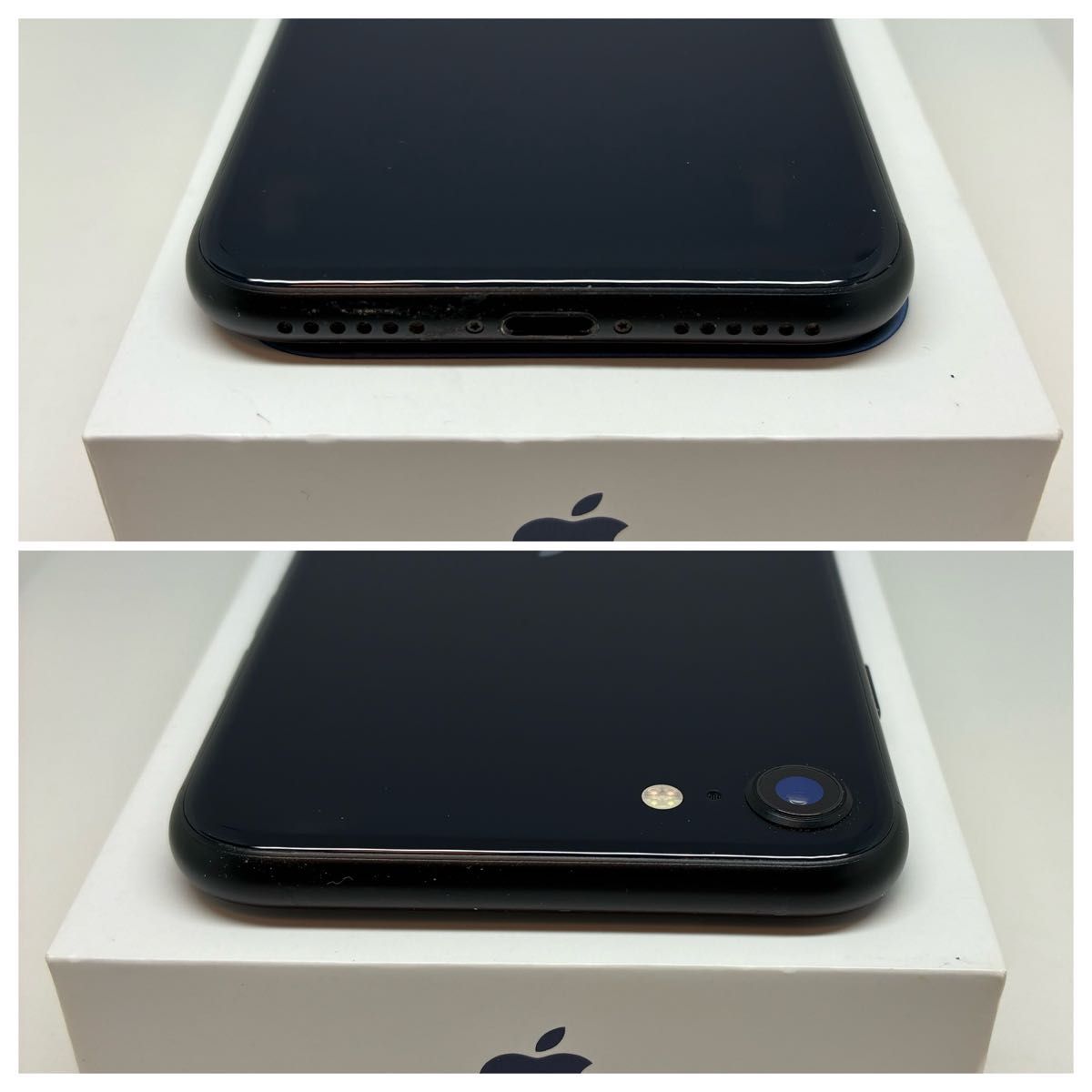 美品】iPhone SE3 64GB ブラック SIMフリー 新品バッテリー 100