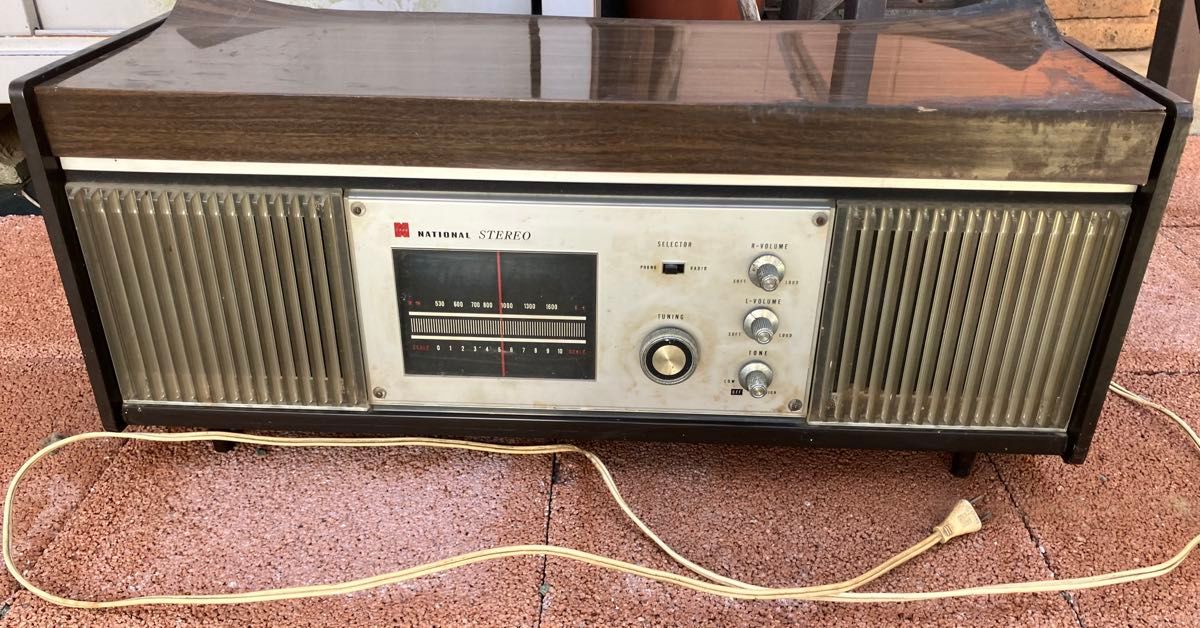 ナショナル Stereo ラジオ レコードプレーヤー真空管SE-1300｜Yahoo