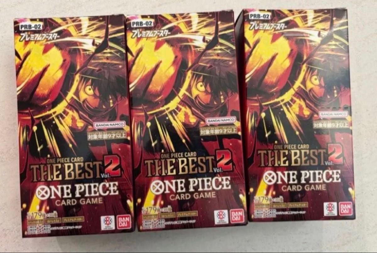 ワンピースカードゲーム ザベスト2 テープカット 3BOX｜Yahoo!フリマ