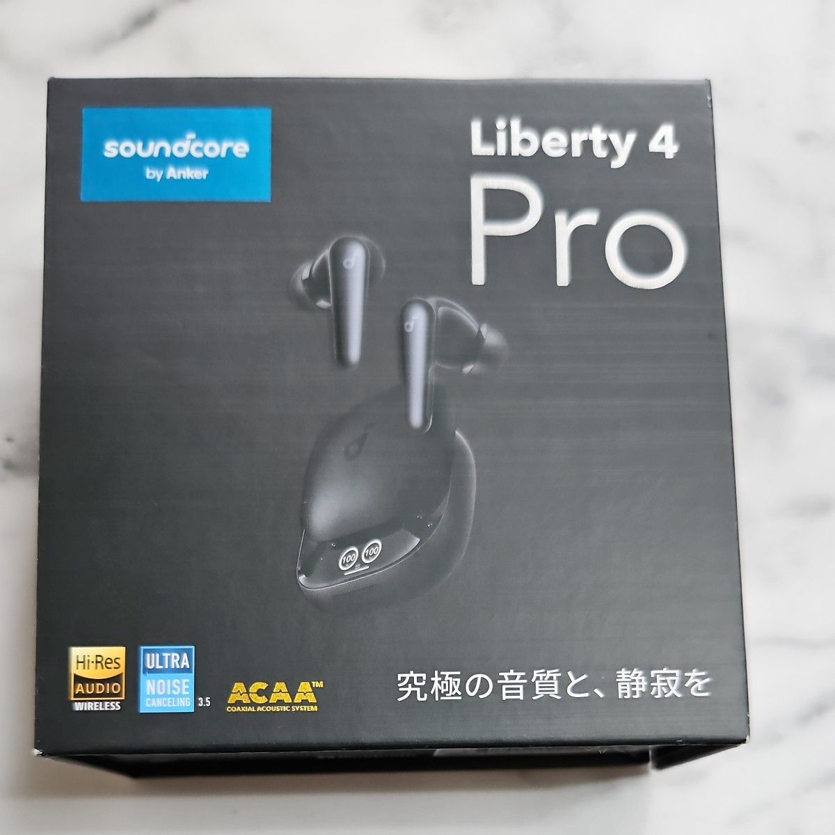 美品】Anker Soundcore Liberty 4 Pro ワイヤレスイヤホン ブラック