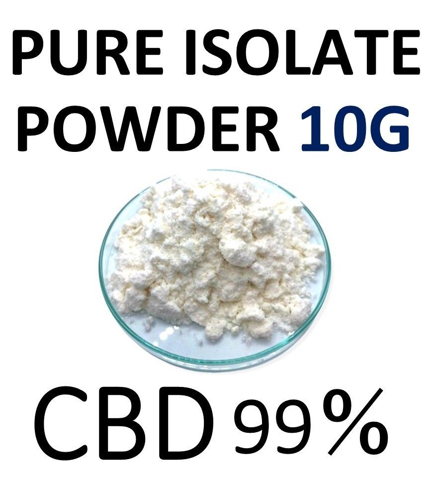 10G 高純度 99％】CBD アイソレート クリスタル パウダー CBD CBN CBG