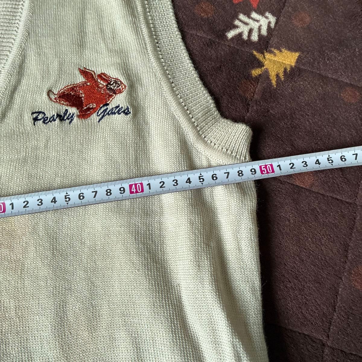 PEARLY GATES パーリーゲイツ ニットベスト Vネック ベージュ｜Yahoo