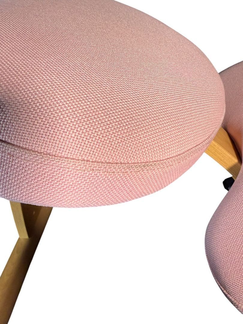 KZ060 SAKAMOTO HOUSE バランスチェア ピンク系 サカモトハウス 姿勢