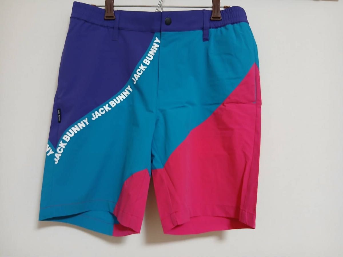 新品Jack Bunnyジャックバニーメンズ 撥水 ゴルフショートパンツ4WAY