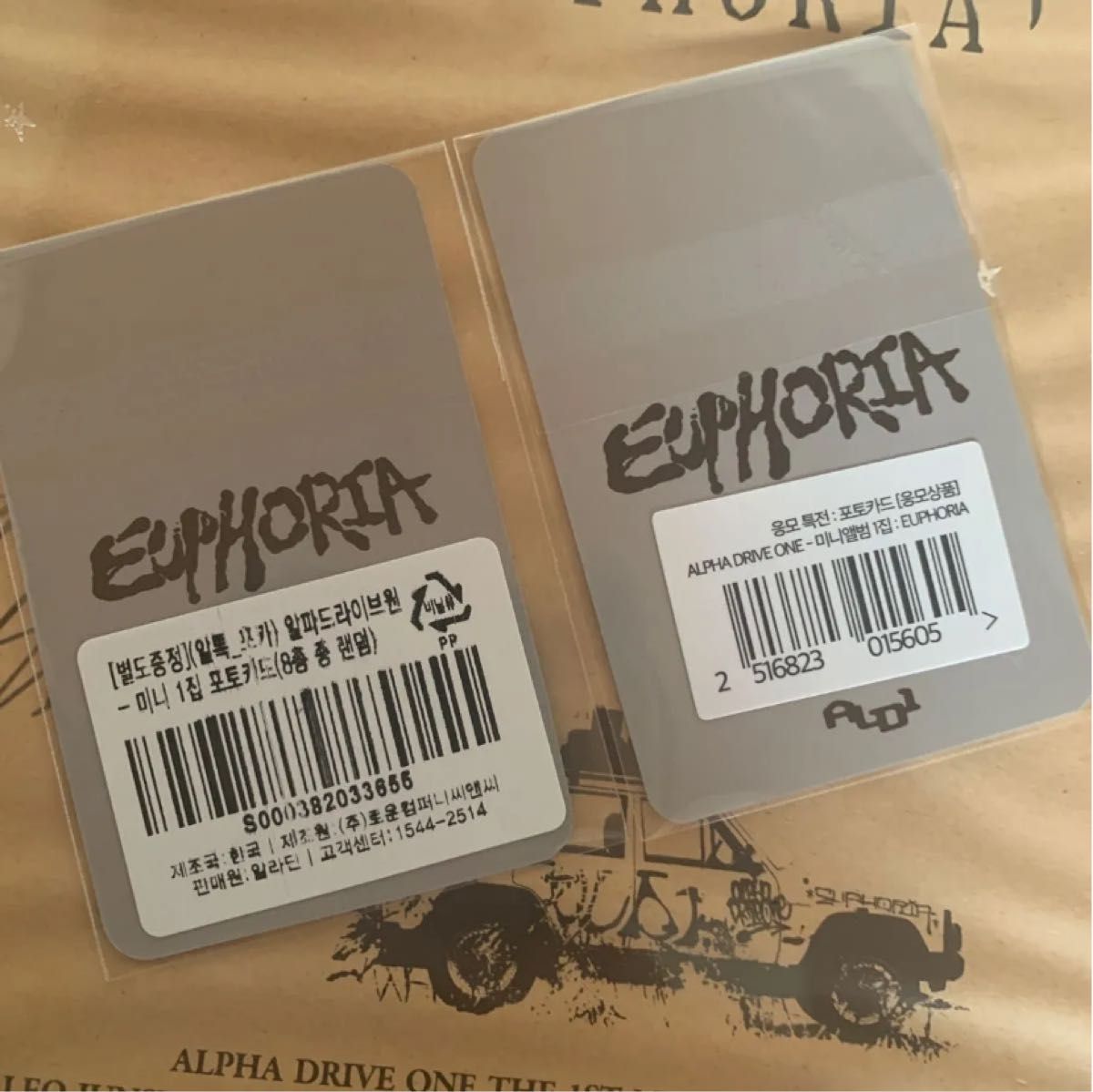 公式品】ALPHA DRIVE ONE ALD1 EUPHORIA ショーケース ショケ トレカ