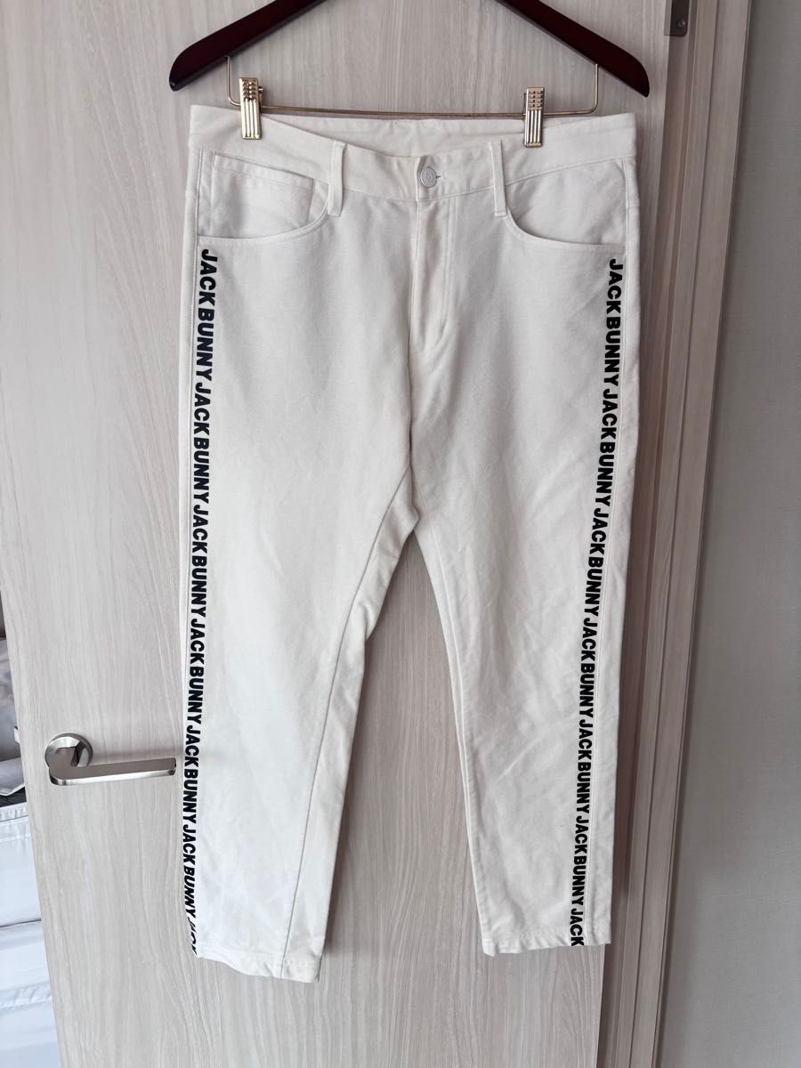 美品 JACK BUNNY ゴルフストレッチパンツ ホワイト サイズ5｜Yahoo