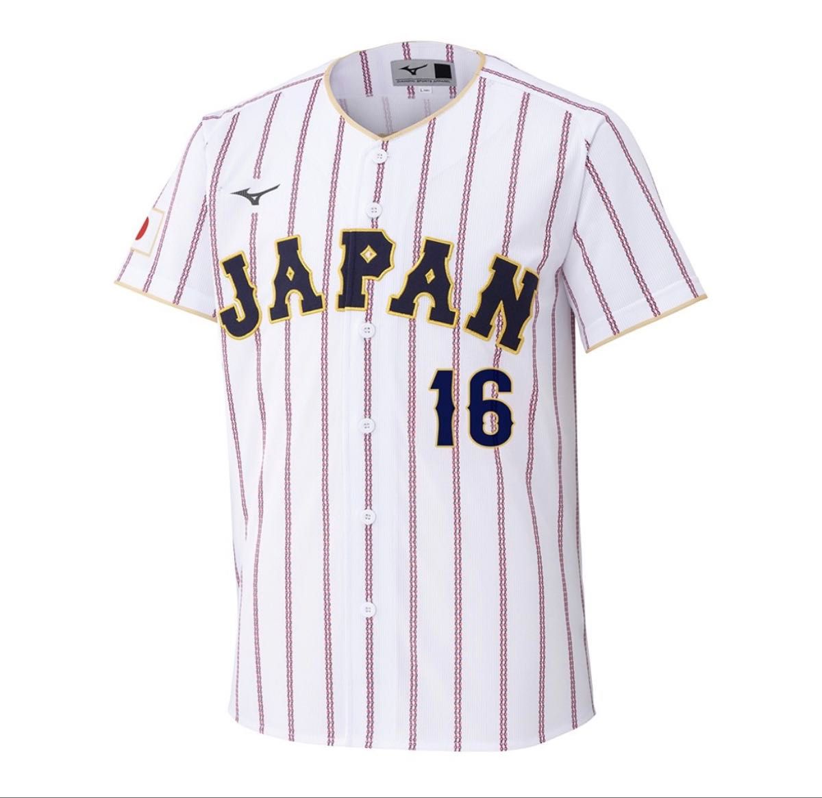 WBC 大谷翔平 侍ジャパン レプリカユニフォーム ホーム Lサイズ｜Yahoo