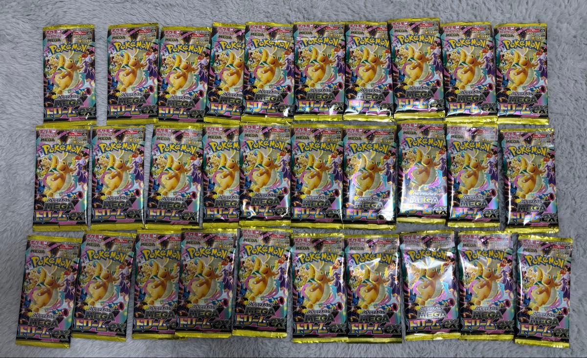 メガドリームex バラ30パック 3BOX分 【ビックカメラ産】 封入率一致