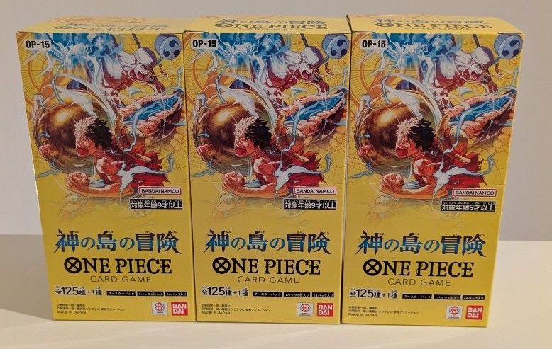 ワンピースカードゲーム 神の島の冒険 3BOX 新品未開封 テープ付き