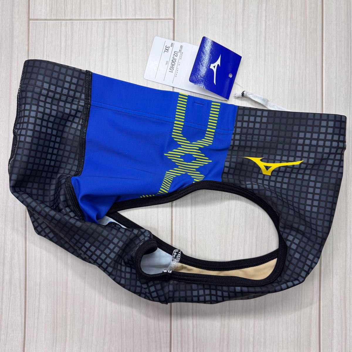 ミズノ 女子陸上レーシングショーツ 3XLサイズ ブラック×ブルー