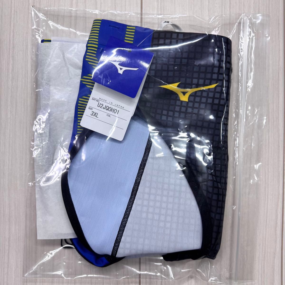 ミズノ 女子陸上レーシングショーツ 3XLサイズ ブラック×ブルー