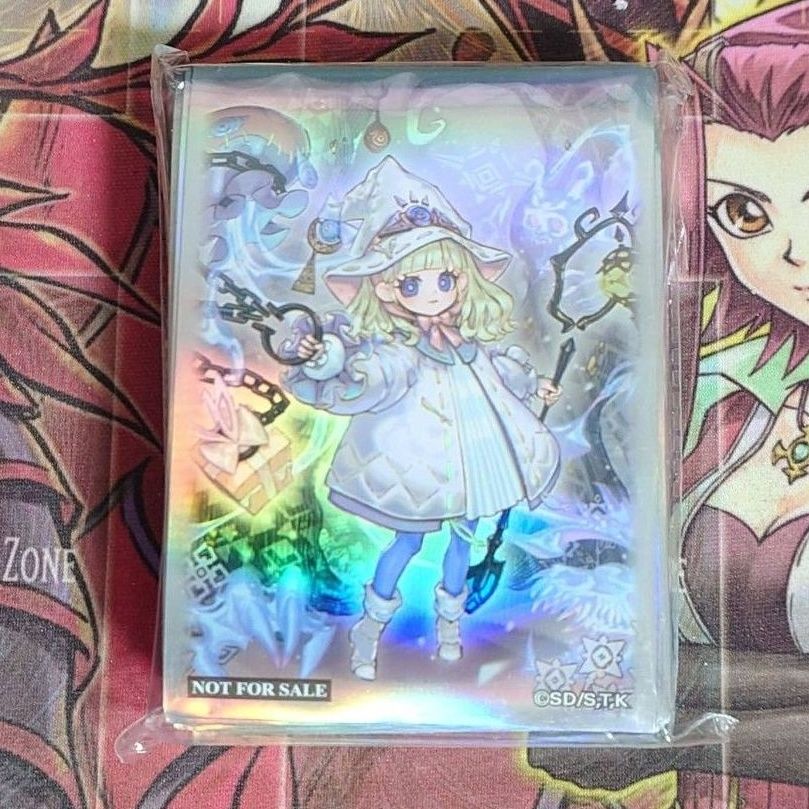 超希少・未開封】遊戯王 公式 白き森のリゼット スリーブ アジア JUDGE