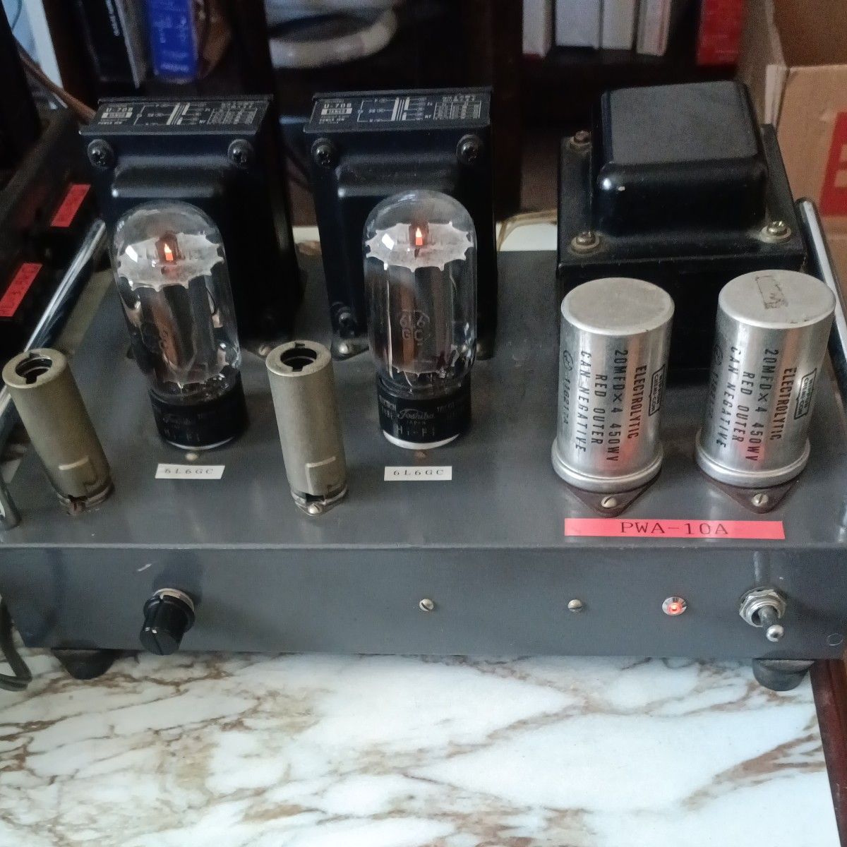6L6 真空管ステレオパワーアンプ ジャンク 値下げ 6L6 真空管ステレオ