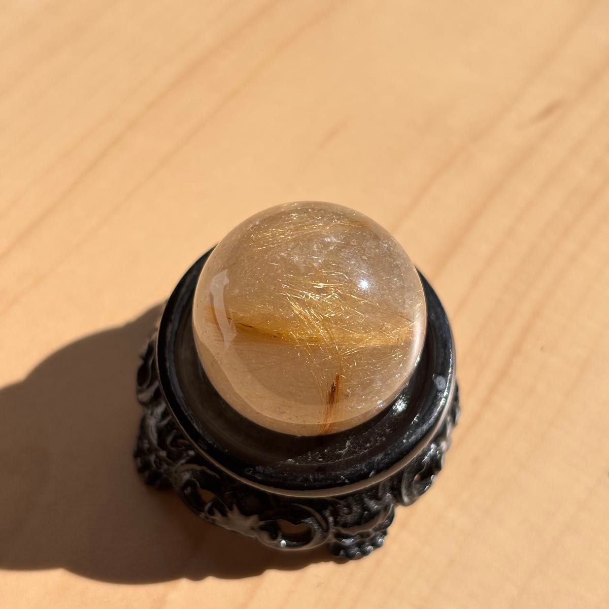 ルチルクォーツ 丸玉 天然石 スフィア A｜Yahoo!フリマ（旧PayPayフリマ）