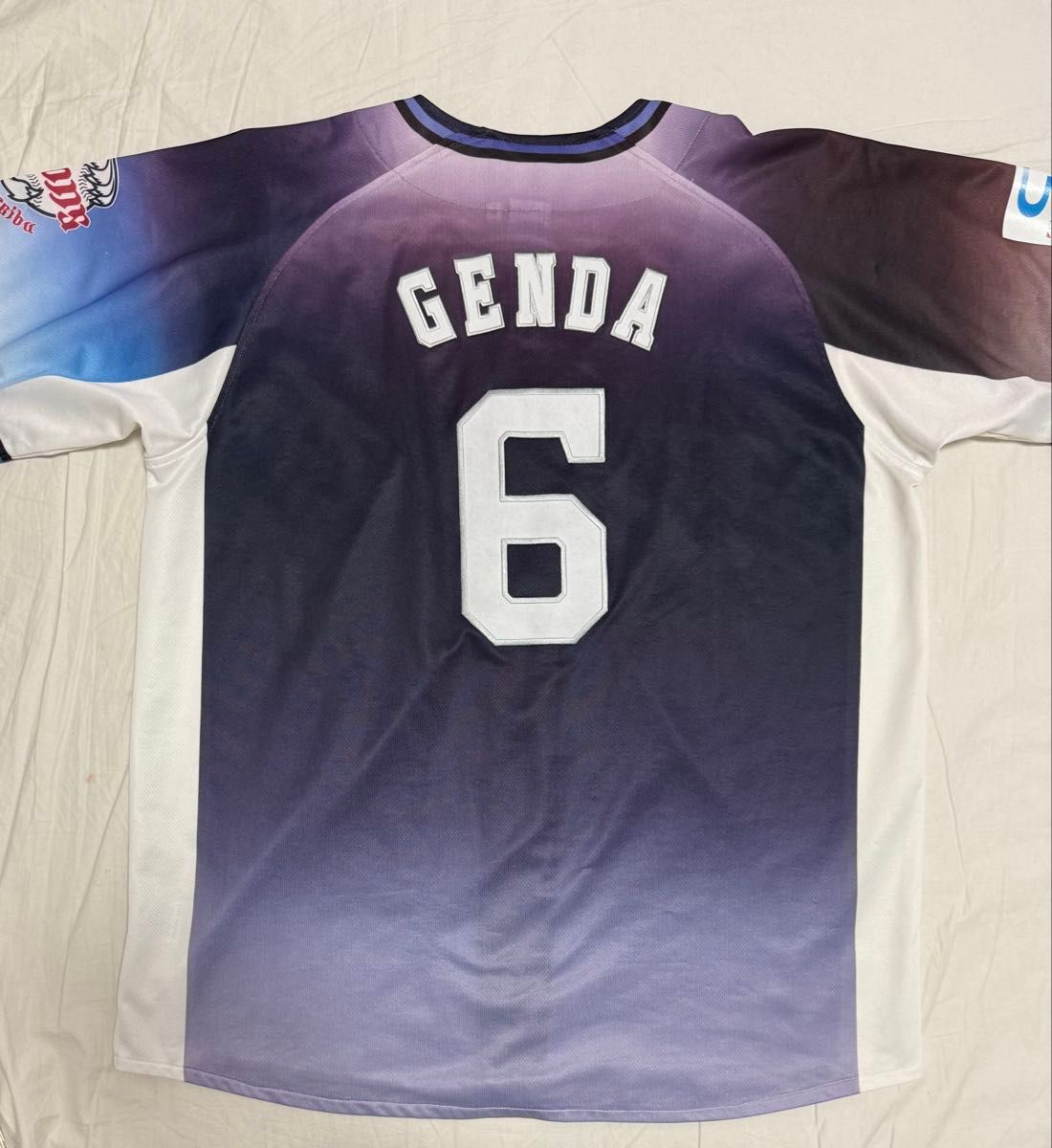 マジェスティック 埼玉西武ライオンズ ビジターユニフォーム 来場記念