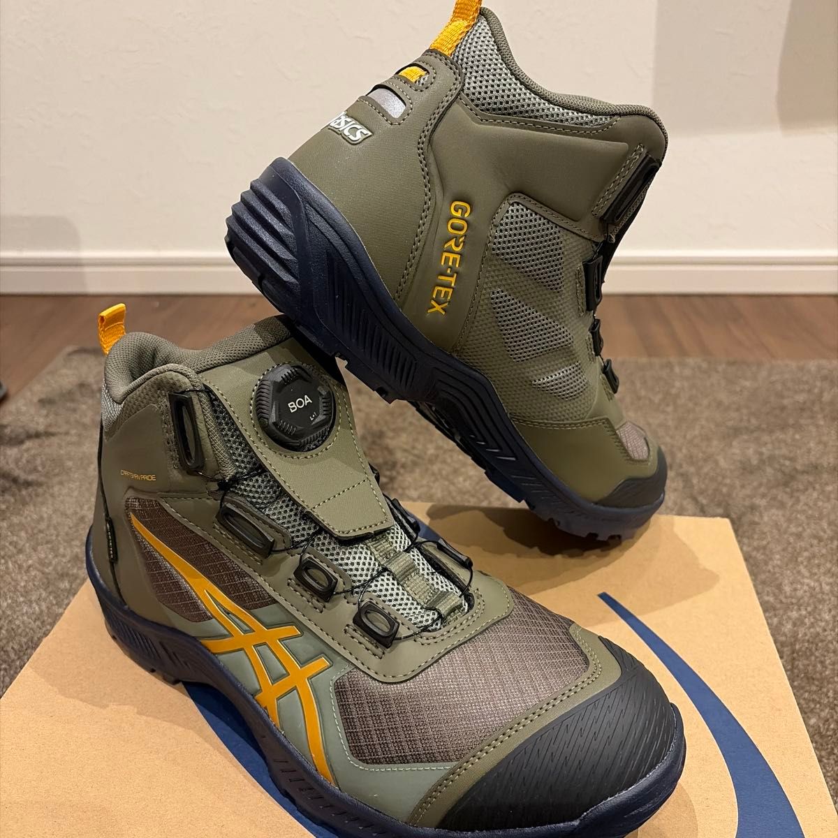 未使用品 27cm アシックス ウィンジョブ CP604 G-TX BOA 安全靴